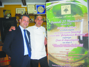 Michele Girardi e Pasquale Lamoglie del ristorante L'Uorto_ok