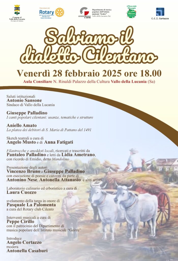 Salviamo il dialetto cilentano. Seconda giornata itinerante a vallo della Lucania